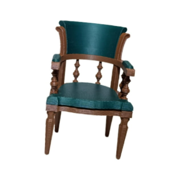 lionlar 1/12 Crafts Miniature American Chair Set for Diorama DIY Projects Life Scene