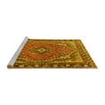 thumbnail image 2 of Ahgly Company Machine Washable Indoor Rectangle Persian Yellow Traditional Area Rugs, 5' x 8', 2 of 4