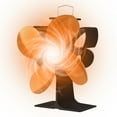 thumbnail image 1 of 4 Blade Heat Powered Stove Fan with Carrying Handle and, 1 of 8