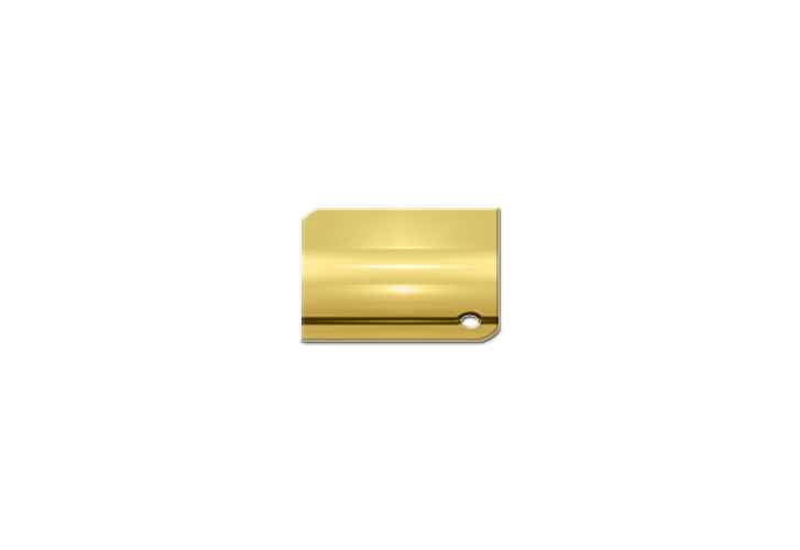 Deltana HPSS70U10B Extended Button Tip for Solid Brass Hinge; Oil 