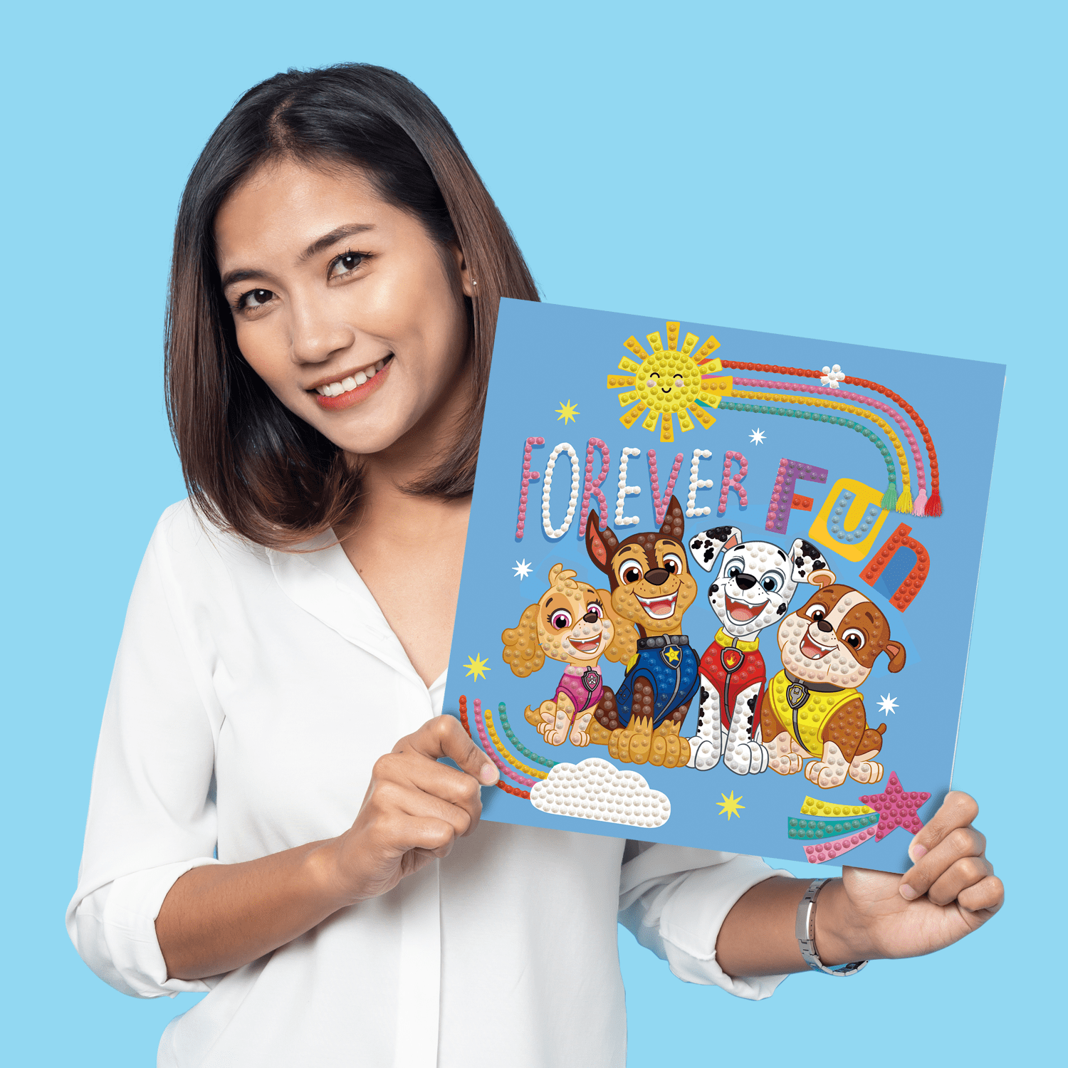 Diamond Dotz FOREVER FUN Diamond Painting Kits for Adults - Diamond Art Kits a Relaxing Creative Craft Kit with Dotz Gems 11x11