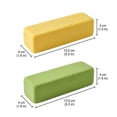 thumbnail image 3 of Matcha Mango Flavored Jumbo Squeeze Cheese Sensory Squeeze Toys Slow Rising Relaxation Adult Use 1 Pc, 3 of 8