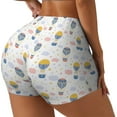thumbnail image 1 of Fotbe Hot Air Balloon Shorts Sin Costuras – Shorts Deportivos de Cintura Alta para Mujer, Elásticos para Gimnasio, Yoga, Running o Ciclismo-X-Large, 1 of 8