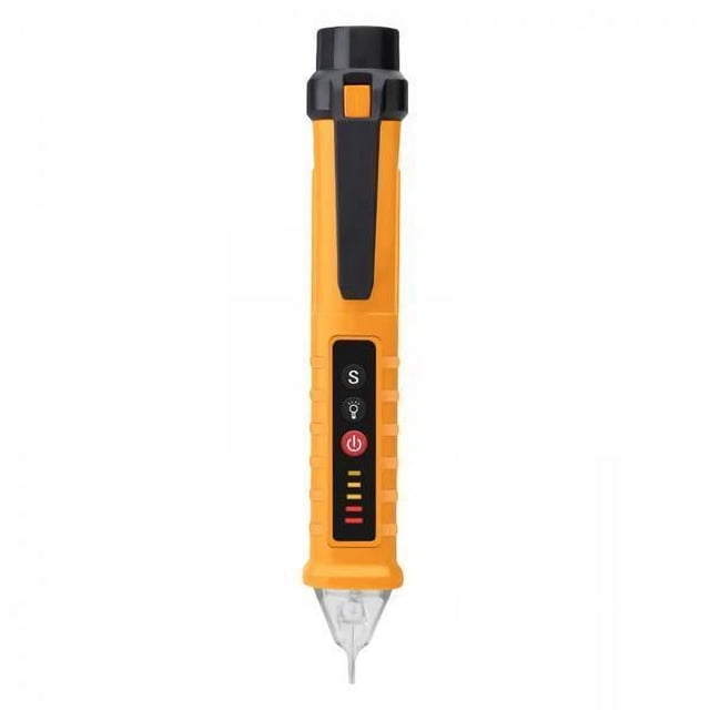 Probador De Voltaje 4x Probador De Cable Vivo/ 12V-1000V Alarma De Zumbador Amarillo