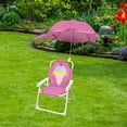 thumbnail image 2 of Lijie Kids Camping Chair with Umbrella Comfortable Canopy Shade, Practical Beach Chair ice cream, 2 of 6