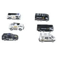 thumbnail image 3 of SWAT Car Set, Anti Drop Portable 1:64 Alloy Metal SWAT Teams Toys  For Over Three Years Old, 3 of 8