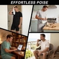 thumbnail image 5 of GINGTTO Men's Summer 2 Piece Short Set Casual Athletic Workout Outfits Loose Fit T-Shirt and Elastic Waist Shorts, 5 of 7