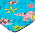 thumbnail image 6 of Spongebob Tropical Waltz Quilted Throw Blanket 60x80 inches, Kids Character Bedding, 6 of 6