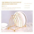 thumbnail image 5 of Desktop Plate Holder Decorative Plate Rack Household Plate Organizer Kitchen Supply, 5 of 6