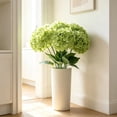 thumbnail image 2 of Doghiosgha Artificial Hydrangea Bouquet Faux Flower Stems for Wedding Home Table Centerpiece Party Decor, 18.5 Inch, Green, 2 of 7
