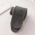 thumbnail image 2 of Generic Toddler Kids Baby Girls Cotton Lined Warm Full Leggings Knitted Pantihose Stretchy Basic Full Length Pants Pantyhose for Winter Stocking（6-8 Years Gray）, 2 of 6