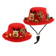 thumbnail image 3 of Gorro Suave para Mascotas Regalos Accesorios de Animales Doemsticos Fácil de utilizar Elegante tipo de horquilla Zulema Sombrero de la Navidad del gato del perro del animal doméstico, 3 of 8