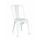 thumbnail image 1 of Silla Metalica Moderna Estilo Industrial Tipo Tolix Lumax Blanco Alto 85cm Ancho 40cm Prof 45cm, 1 of 8