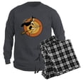 thumbnail image 6 of CafePress - Retro Witch - Men's Long Sleeve Charcoal Pajama Set, 6 of 7