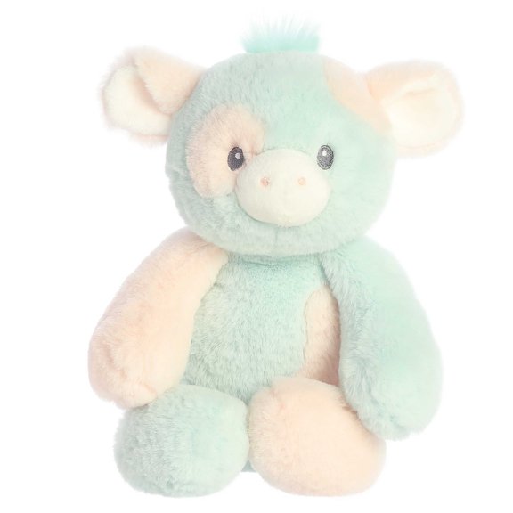 ebba - Medium Blue Sherbert Sweeties - 12" Carla Cow - Colorful Baby Stuffed Animal