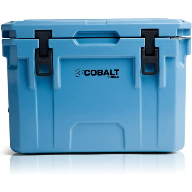 Cobalt 25 Quart Roto-Molded Super Ice Cooler,Large Ice Chest Holds Ice ...