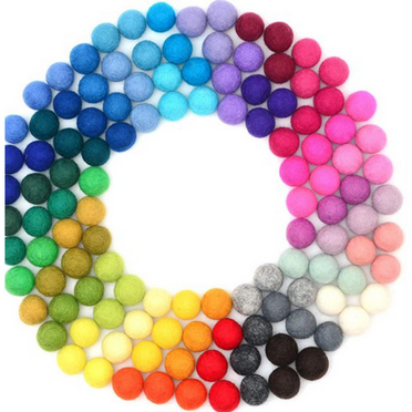 AUQ Pom Poms,Pom Poms for Crafts Colorful Durable Polyester,Pompoms Soft and Comfortable,60/120/240- Pieces