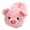 Pink, variant on Tachiuwa Cartoon Animals Slippers Warm Adult Plush Funny Indoor Slippers Novelty Slippers Gray 1