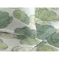 thumbnail image 3 of Ambesonne Tulips Quilted Bedspread Set 3 Pcs, Neutral Boho Flower Pattern, Twin, Avocado Green Jade Green, 3 of 4