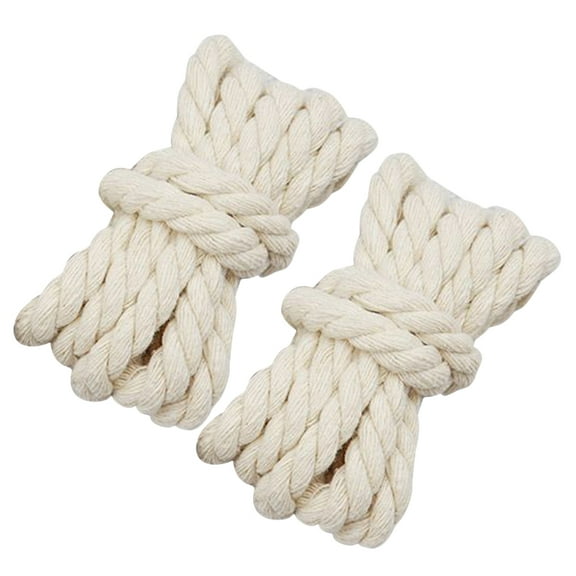 UPOUART 2Pcs Beige Thick Rope Laces for Sports Shoes Durable Replacement Shoe Strings