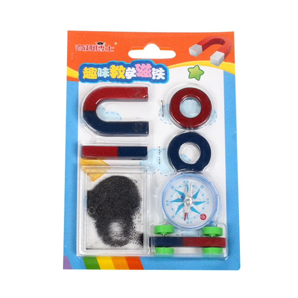 Kid Science Educational Physical Toy Gift Details about   Magnet Experiment Kit W/ Box Set 