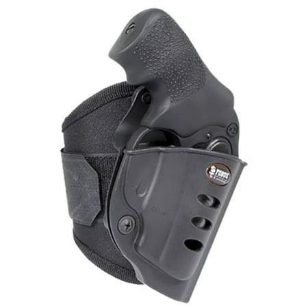 FOBUS ANKLE RIGHT HAND RUGER SP101 SUEDE BLACK (Best Holster For Ruger Sp101)