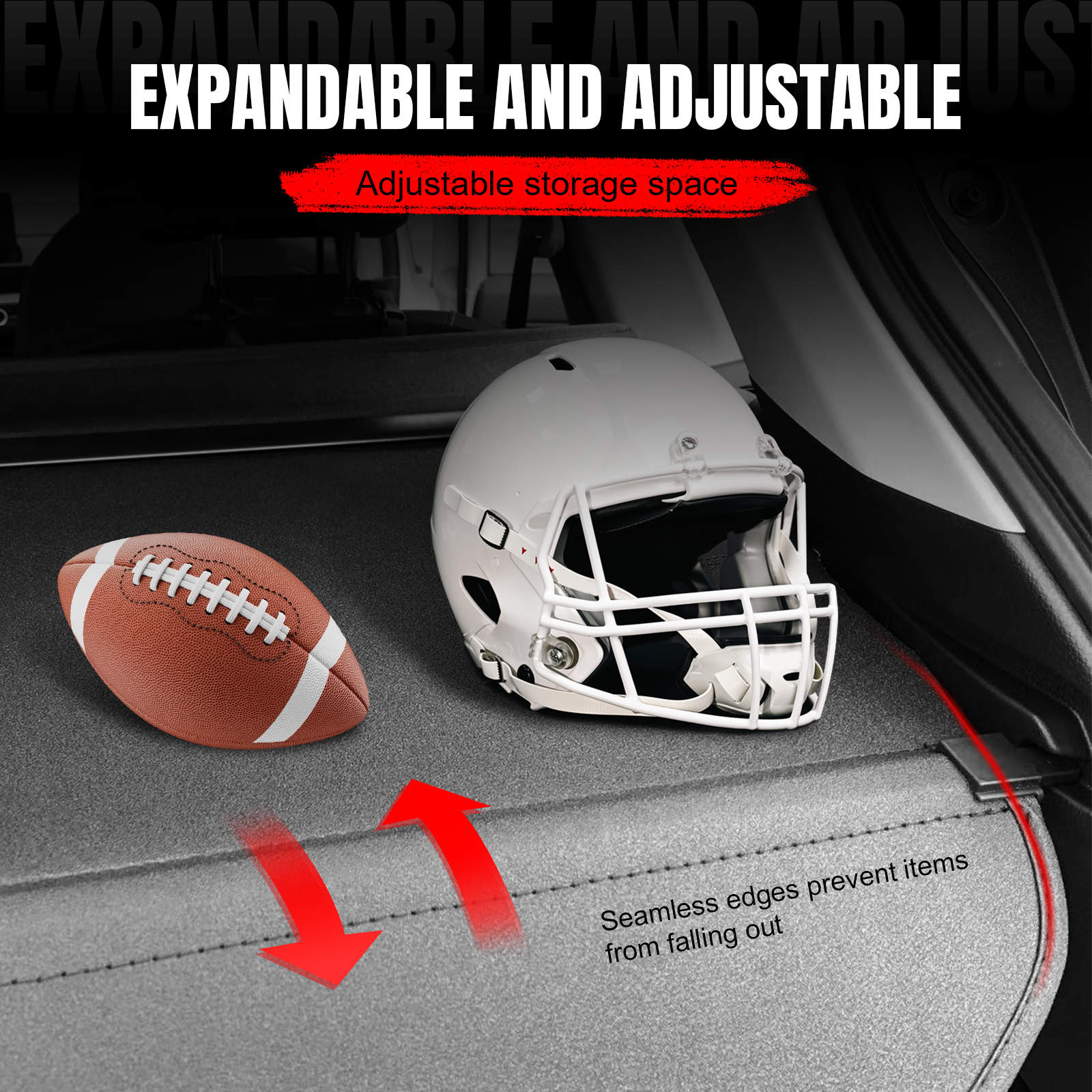 Retractable Cargo Cover For 2006-2011 Benz ML350 ML500 – Grey Vinyl & Aluminum – IKON MOTORSPORTS