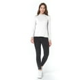 thumbnail image 6 of SSLR Mock Turtleneck for Women Mock Neck Top Long Sleeve T Shirt Casual Basic Active Layer, 6 of 6