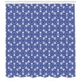 thumbnail image 3 of Ambesonne Turkish Pattern Shower Curtain, Blue Mosaic, 69"Wx75"L, Royal Blue Pale Blue, 3 of 3