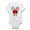 Cloud White, variant on CafePress - Christmas Body Suit - Baby Light Bodysuit, Size Newborn - 24 Months
