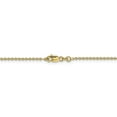 thumbnail image 4 of 14K Yellow Gold 1.4mm Solid Polished Cable Chain 24 Inch, 4 of 6