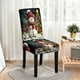 thumbnail image 4 of Oioii Christmas Snowman Christmas Dining Chair Covers Removable Washable Stretch Slipcovers for Xmas Restaurant Farmhouse Kitchen Hotel Decor Supplies, 4 of 6