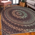 thumbnail image 3 of Mandala Decorative Rug, Circle Universe and Cosmos Esoteric Oriental Flower Pattern of Image Print, Quality Carpet for Bedroom Dorm and Living Room, 6 Sizes, Dark Mauve, by Ambesonne, 3 of 4