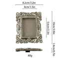 thumbnail image 2 of Magnetic Photo Frames for Refrigerator, Silver Metallic Fridge Magnet Picture Sleeves, Locker Decoration, Reusable Magnetic Picture Holders, Display Frames, 2 of 6