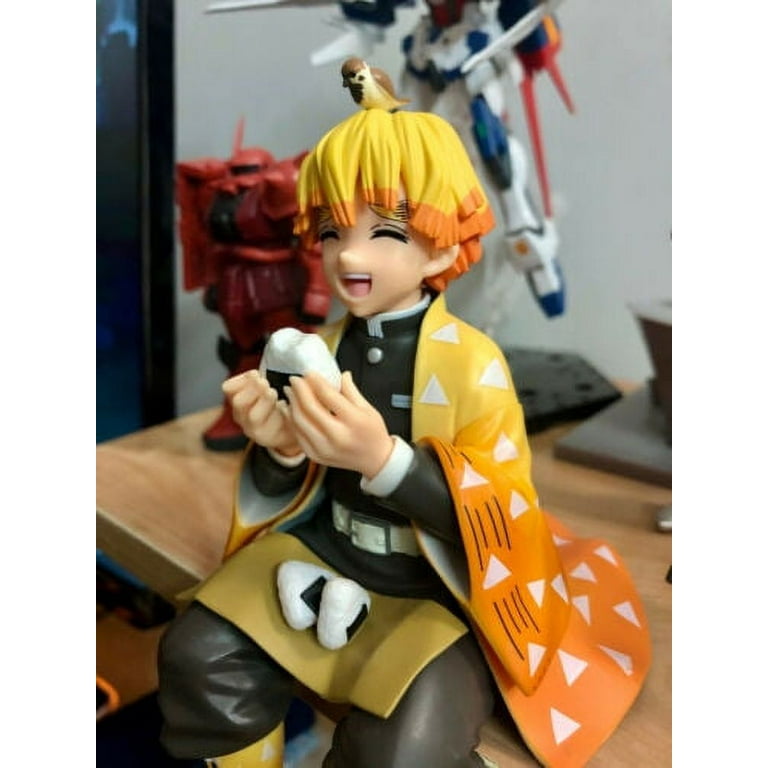 Demon Slayer: Kimetsu no Yaiba Agatsuma Zenitsu Eat Rice Balls PVC Figure