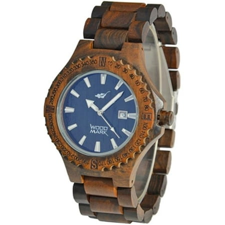 Wood Mark ZS-W023A Mens Shenandoah Black Sandalwood Watch