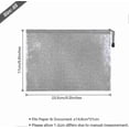 thumbnail image 3 of 30 Pcs A5 Document Pouch / File Bag Plastic Pvc Mesh Zip Filing Cabinet Folder, 3 of 5