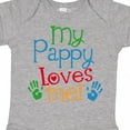 thumbnail image 4 of Inktastic My Pappy Loves Me Boys or Girls Baby Bodysuit, 4 of 5