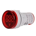 thumbnail image 4 of Probador de voltaje de 22 mm, medidor de voltaje, potencia de CC, 6-100 V, pantalla LED digital redonda Tmvgtek Para estrenar, 4 of 6
