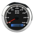 thumbnail image 2 of Tachometer, Professional Diesel Tachometer Stainless Steel  for Maintenance Engineer for Car Black,White, 2 of 7