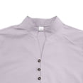 thumbnail image 7 of ZZHZGZ 4Th of July Mens T-Shirts Graphic Tees Men Solid Color Retro Linen Button up Cardigan Stand up Short Sleeved Shirt European and Casual Loose Fashion Top Late July Fitted T Shirts for Men L, 7 of 7
