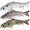 B1-3.5",0.38oz, variant on TRUSCEND Swimmax Easy Catch Fishing Lures with BKK Hooks, Wiggling, Vibrating, Rattling and Gurgling for More Bites, Heavy-Duty Dyneema Fiber Jointed Swimbaits for Bass, Trout, Crappie, Walleye, Pike