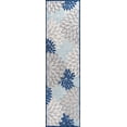 thumbnail image 3 of JONATHAN Y AMALFI COAST 2 x 8 Runner Rug, Minori Floral - Blue/Gray, AMC109A-28, 3 of 9