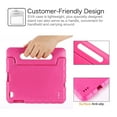 thumbnail image 4 of Dteck Kid Friendly Case Compatible for Walmart Onn 8 inch Android Tablet (Model ONA19TB002) 2019 Released Shockproof Light Weight EVA Foam Handle Stand Cover,Rose, 4 of 5