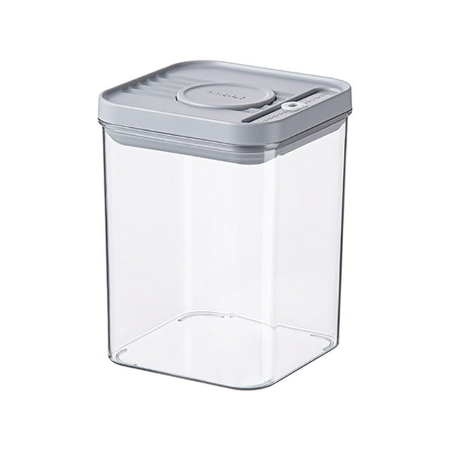Sealed Jar 1-Piece Airtight Food Storage Containers Set Plastic Jars for Dry Food Pantry Organization Rkxzt