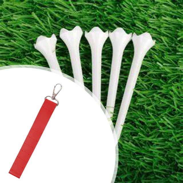 Bolsa de almacenamiento colgante Sharpla para tee de golf Rojo