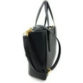 thumbnail image 2 of Tory Burch Women's Emerson Saffiano Leather Small Tote (Black), 2 of 5