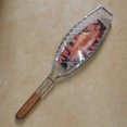 thumbnail image 7 of Wooden Handle Fish Grill Net Clamp Stainless Steel Mesh Outdoor BBQ Tool Versatile, 7 of 7
