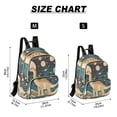 thumbnail image 2 of FORMRS Mini Backpack Purse for Women Travel Daypack Casual Shoulder Bag, Dinosaur at Night, 2 of 7