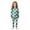 F5-Green, variant on sdbrld Girls Christmas Pajamas PJS Set Sleepwear Long Sleeve Jammies for Kids Nightwear Loungewear Sizes 5-6 Years